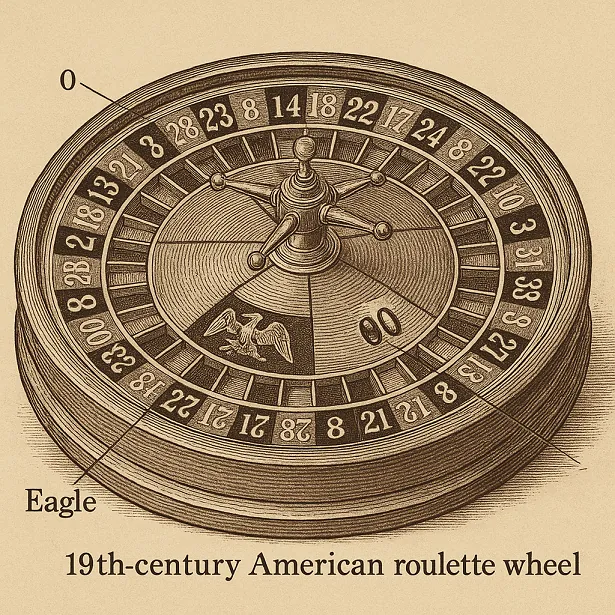 The History and Origins of Roulette, AI-generated image