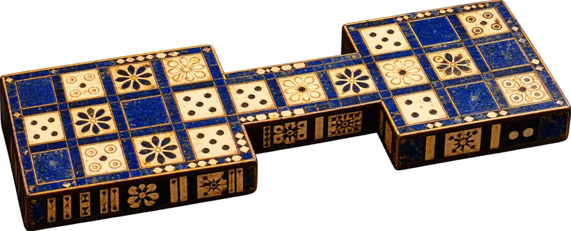 Royal Game of Ur inlaid board