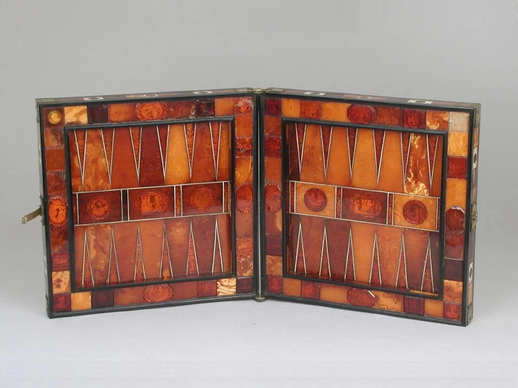 German-backgammon-board